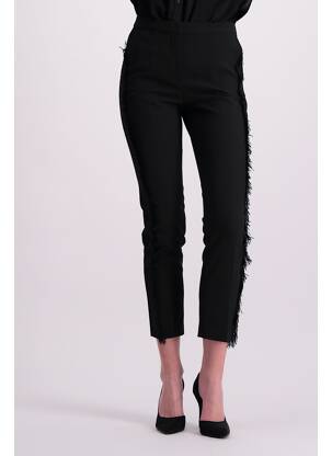 Pantalon chino noir ASTRID BLACK LABEL pour femme