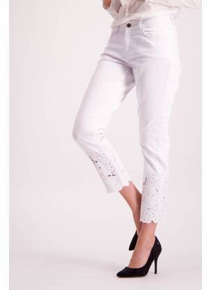 Jean coupe mom blanc ASTRID BLACK LABEL femme