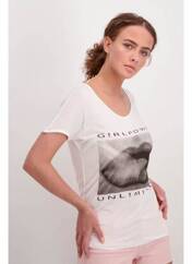 T-shirt blanc BLEND SHE pour femme seconde vue