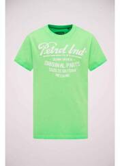 T-shirt vert PETROL INDUSTRIES pour garçon seconde vue