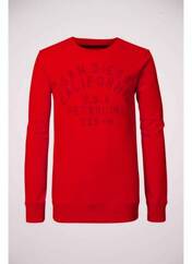 Sweat-shirt rouge PETROL INDUSTRIES pour garçon seconde vue