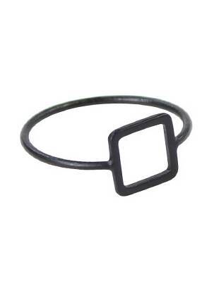 Bague noir ASTRID BLACK LABEL femme