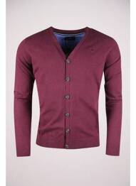 Gilet manches longues rouge BRUCE & BUTLER  homme