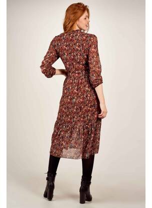 Robe longue marron ZABAIONE femme
