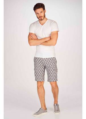 Bermuda gris BRUCE & BUTLER  homme
