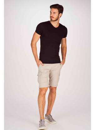 Bermuda gris BRUCE & BUTLER  homme