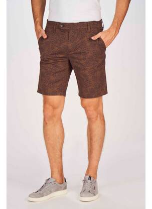 Bermuda marron BRUCE & BUTLER  homme