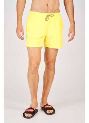 Short de bain jaune BRUCE & BUTLER  homme