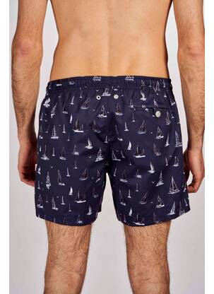 Short de bain bleu BRUCE & BUTLER  homme