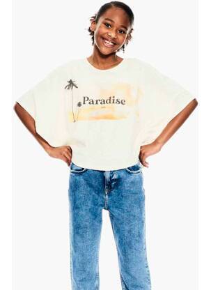 T-shirt blanc GARCIA fille