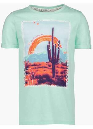 T-shirt bleu GARCIA fille