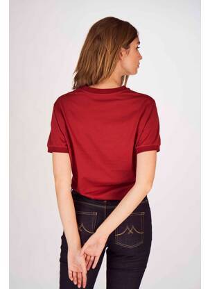 T-shirt rouge CYCLO CLUB MARCEL  femme