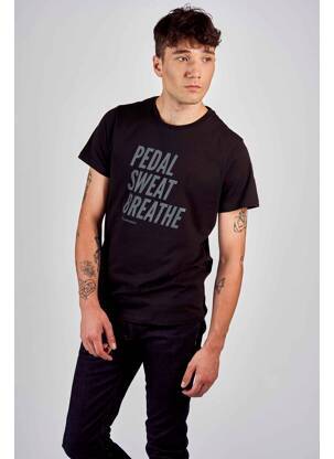 T-shirt noir CYCLO CLUB MARCEL  pour homme