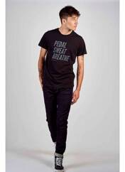 T-shirt noir CYCLO CLUB MARCEL  pour homme seconde vue
