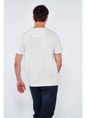 T-shirt blanc CYCLO CLUB MARCEL  homme
