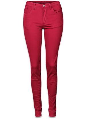 Jeans skinny rouge VILA femme
