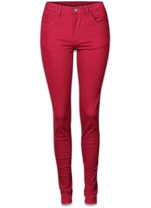 Jeans skinny rouge VILA pour femme