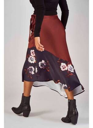 Jupe longue rouge CLOUDS OF FASHION femme
