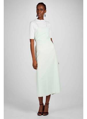 Robe mi-longue vert CLOUDS OF FASHION femme