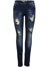 Jeans coupe slim bleu ONLY femme