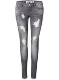 Jeans skinny gris ONLY femme