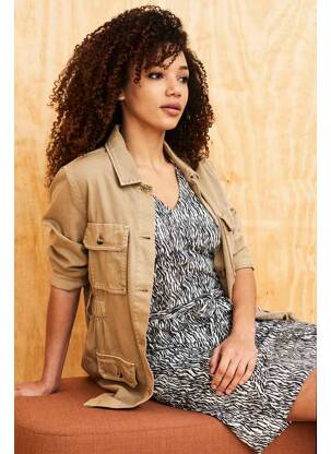 Veste casual beige GARCIA femme