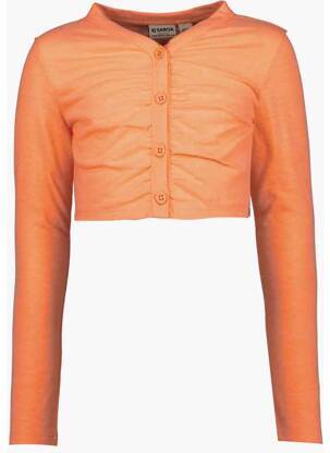 Gilet manches longues orange GARCIA fille