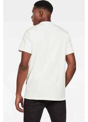 T-shirt blanc G STAR pour homme seconde vue