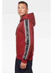 Sweat-shirt à capuche rouge G STAR pour homme seconde vue