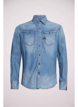 Chemise manches longues bleu G STAR homme