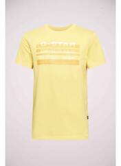 T-shirt jaune G STAR pour homme seconde vue