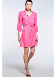 Robe courte rose BELLITA femme