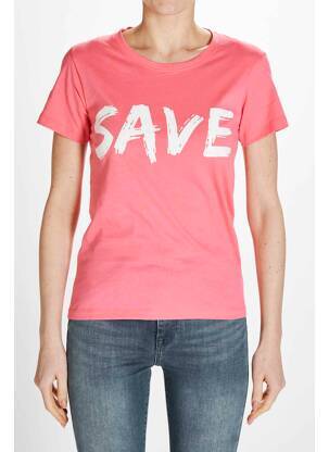 T-shirt rose SAVE THE DUCK femme