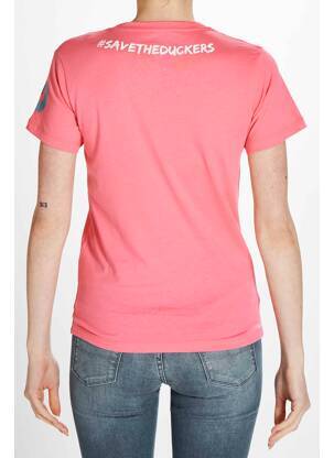 T-shirt rose SAVE THE DUCK femme
