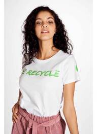 T-shirt blanc SAVE THE DUCK femme