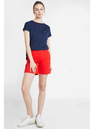 Short rouge TOMMY HILFIGER femme
