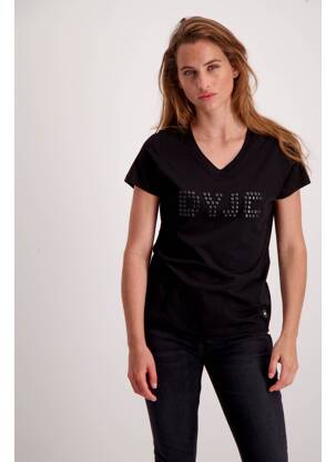 T-shirt noir DYJCODE BY DENNIS PRAET  pour femme