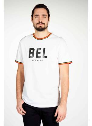 T-shirt blanc DYJCODE BY DENNIS PRAET  homme