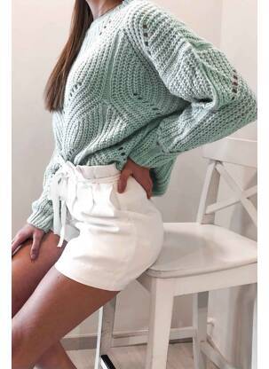 Short blanc MOLLY BRACKEN femme