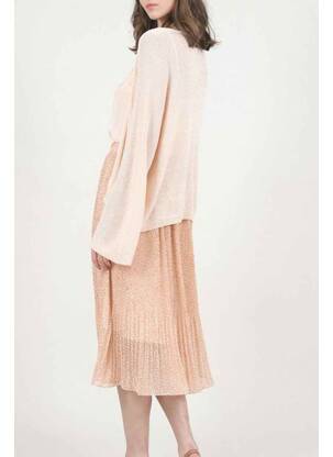 Gilet manches longues rose MOLLY BRACKEN femme