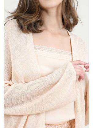Gilet manches longues rose MOLLY BRACKEN femme