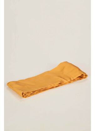 Foulard jaune DEUX. BY ELINE DE MUNCK femme