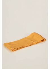 Foulard jaune DEUX. BY ELINE DE MUNCK pour femme seconde vue