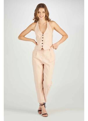 Gilet sans manche rose DEUX. BY ELINE DE MUNCK femme