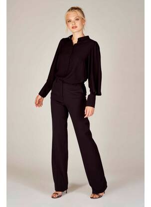Pantalon chino noir DEUX. BY ELINE DE MUNCK pour femme