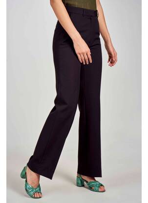 Pantalon chino noir DEUX. BY ELINE DE MUNCK femme