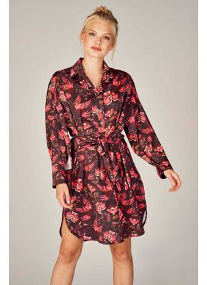Robe mi-longue marron DEUX. BY ELINE DE MUNCK femme