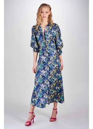 Robe longue bleu DEUX. BY ELINE DE MUNCK femme