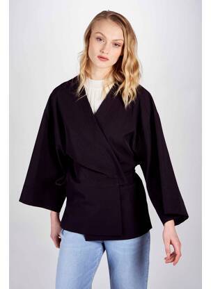 Veste casual noir DEUX. BY ELINE DE MUNCK femme