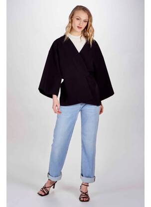 Veste casual noir DEUX. BY ELINE DE MUNCK femme